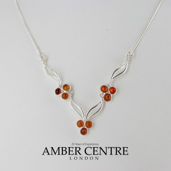 Baltic Amber Necklace Handmade Simple & Modern With Snake Chain N057 RRP£95!!!