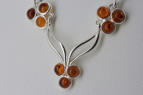 Baltic Amber Necklace Handmade Simple & Modern With Snake Chain N057 RRP£95!!!