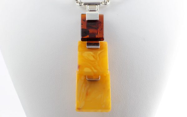 German Handmade Antique Butterscotch Baltic Amber Necklace 925 Silver N134 RRP£1750!!!