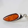Pendant German Baltic Amber Elegant Hand Made 925 Silver PD020 RRP£25!!!
