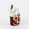 Pendant Unique German Baltic Amber Handmade in 925 Silver PD033 -RRP£125!!!
