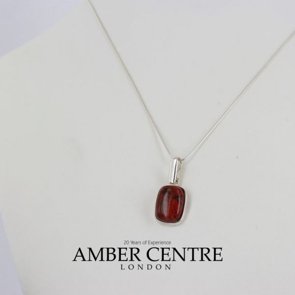 Pendant German Baltic Amber Handmade in 925 Silver PD043 RRP£30!!!