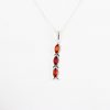German Baltic Amber Pendant in 925 Silver Hand Made PD046C – RRP£35!!!