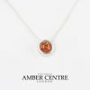 German Baltic Amber Pendant 925 Silver Hand Made in Italy PD052 – RRP£25!!!