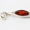 German Baltic Cognac Amber Pendant in 925 Silver Handmade PD054 – RRP£25!!!