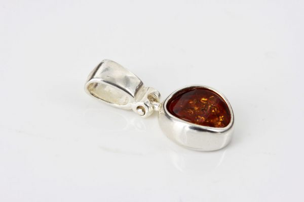 Pendant German Baltic Amber in 925 Silver Hand Made PD059 – RRP£25!!!