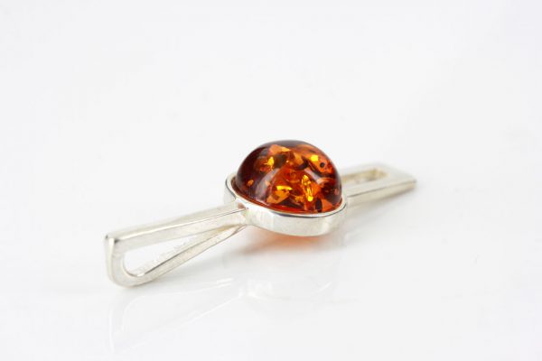 Pendant German Baltic Amber in 925 Silver Hand Made PD060 – RRP£20!!!