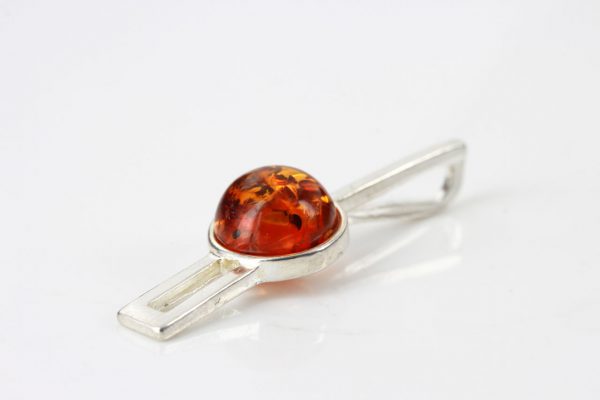 Pendant German Baltic Amber in 925 Silver Hand Made PD060 – RRP£20!!!