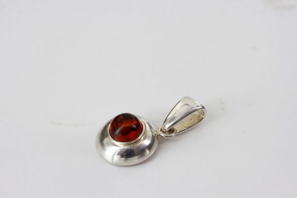 Pendant German Baltic Amber in 925 Silver Hand Made PD061 RRP£20!!!