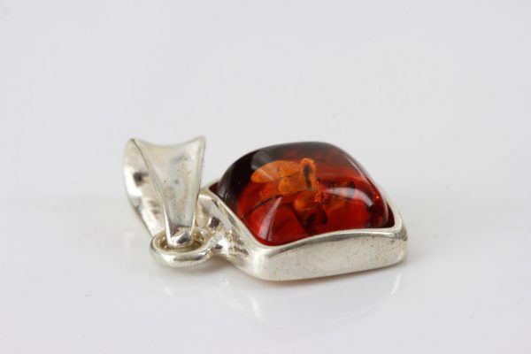 Pendant Baltic German Amber in 925 Silver Hand Made PD063 RRP£25!!!