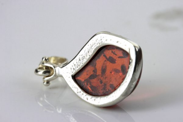 Pendant Elegant Baltic German Amber in 925 Silver Hand Made PD069 RRP£45!!!