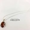 Baltic Amber Pendant Italian Style Handmade In 925 Silver PE0224 RRP£130!!