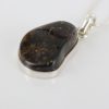 Beautiful Baltic Green Amber Pendant 925 Silver Hand Made PE0253 - RRP 90!!