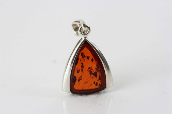 Handmade German Baltic Amber Pendant 925 Silver Hand Made PD029- RRP£35!!!