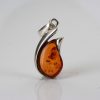 Elegant Modern Baltic Amber Pendant 925 Silver Hand Made PD023 – RRP£25!!!