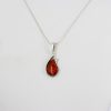 Elegant Modern Baltic Amber Pendant 925 Silver Hand Made PD023 – RRP£25!!!