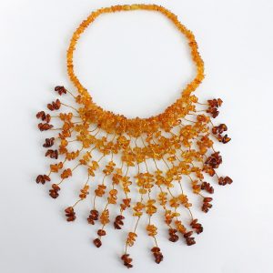 German Healing Handmade Unique Natural Baltic Amber Necklace A0082- RRP£245!!!