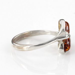 ITALIAN MADE GERMAN BALTIC AMBER RING 925 STERLING SILVER - SR005 RRP£30!!!