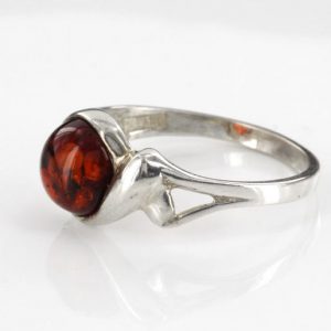 ITALIAN MADE GERMAN BALTIC AMBER HANDMADE RING 925 STERLING SILVER - SR009 RRP£30!!!