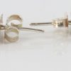 Modern German Baltic Amber Handmade Stud Earrings 925 Silver ST0020 RRP£18!!!