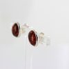 German Baltic Amber Classic Stud Earrings 925 Silver Handmade ST0025 RRP£20!!!