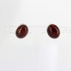 German Baltic Amber Classic Stud Earrings 925 Silver Handmade ST0025 RRP£20!!!