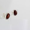 German Baltic Amber Classic Stud Earrings 925 Silver Handmade ST0025 RRP£20!!!