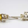 German Baltic Amber Classic Stud Earrings In 925 Silver Handmade ST0090 RRP£15!!!