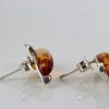 German Baltic Amber Handmade Studs in 925 Sterling Silver ST0104 RRP£40!!!
