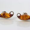 German Baltic Amber Handmade Studs in 925 Sterling Silver ST0104 RRP£40!!!