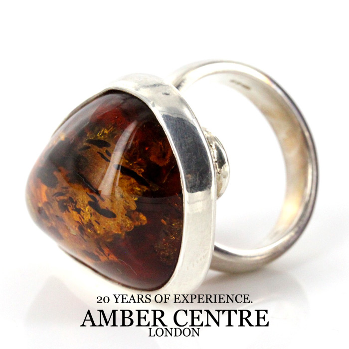 Vintage amber deals ring