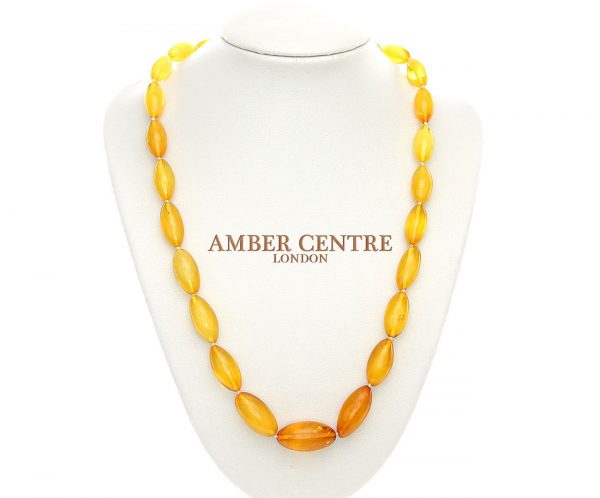 German Genuine Antique Baltic Amber Bead Unique Necklace - A0008- RRP£1750!!!