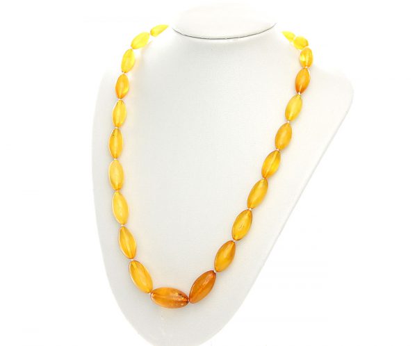 German Genuine Antique Baltic Amber Bead Unique Necklace - A0008- RRP£1750!!!