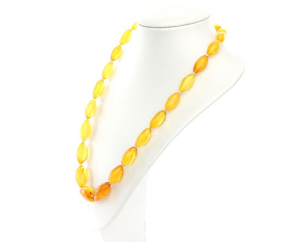 German Genuine Antique Baltic Amber Bead Unique Necklace - A0008- RRP£1750!!!