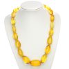 German Antique Genuine Baltic Amber Bead Necklace Large - A0009 - RRP£4995!!!