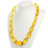 German Antique Genuine Baltic Amber Bead Necklace Large - A0009 - RRP£4995!!!