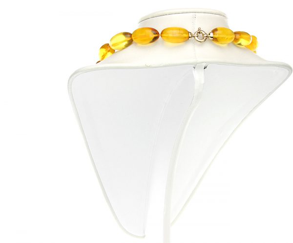 German Antique Genuine Baltic Amber Bead Necklace Large - A0009 - RRP£4995!!!