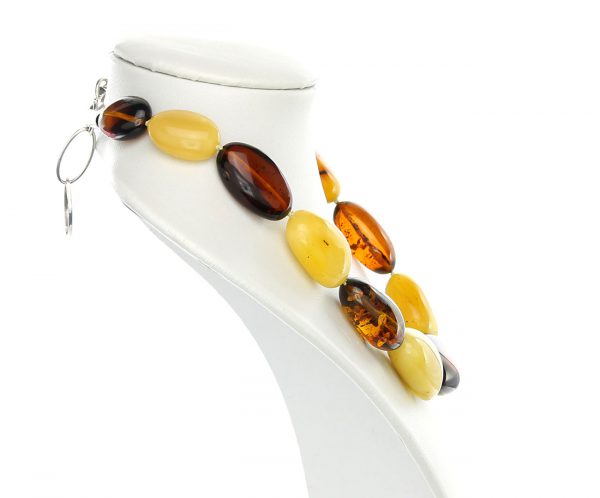 German Elegant Natural Baltic Amber Bead Necklace Large - A0014 RRP£2495!!!