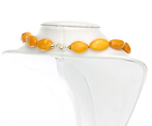 German Butterscotch Baltic Amber Unique Bead Necklace - A0017- RRP£2950!!!