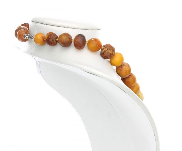 Genuine Antique German Baltic Amber Bead Necklace Large - A0049 - RRP£1295!!