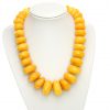 Antique German Butterscotch Faceted Amber Bead Necklace Handmade 265 grams-A0119 RRP£24999!!!