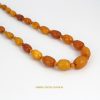 Antique German Konigsberg Baltic Amber Unique Butterscotch Beaded Necklace A0129 RRP£6250!!