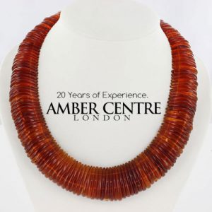 German Baltic Honey Amber Handmade Unique Elegant Necklace- A0500 RRP£949!!