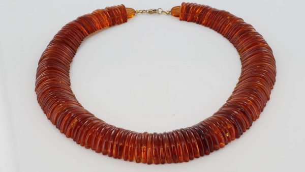 German Baltic Honey Amber Handmade Unique Elegant Necklace- A0500 RRP£949!!