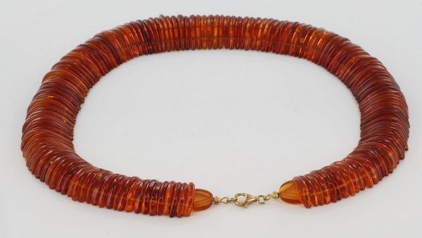 German Baltic Honey Amber Handmade Unique Elegant Necklace- A0500 RRP£949!!