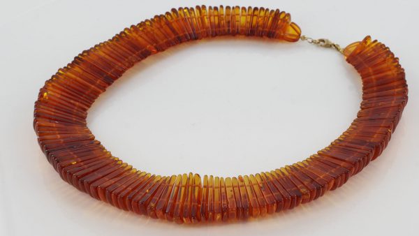 German Baltic Honey Amber Handmade Unique Elegant Necklace- A0500 RRP£949!!