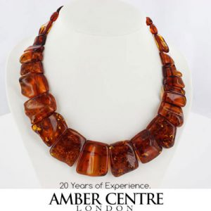 German Baltic Amber Genuine Handmade Unique Amber Necklace- A0502 RRP£699!!!