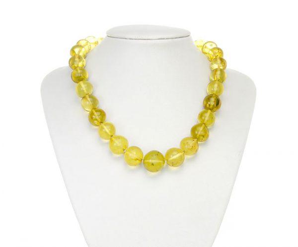 Mexican Genuine Amber Bead Necklace Made from one Amber piece A0755 RRP£3500!!!