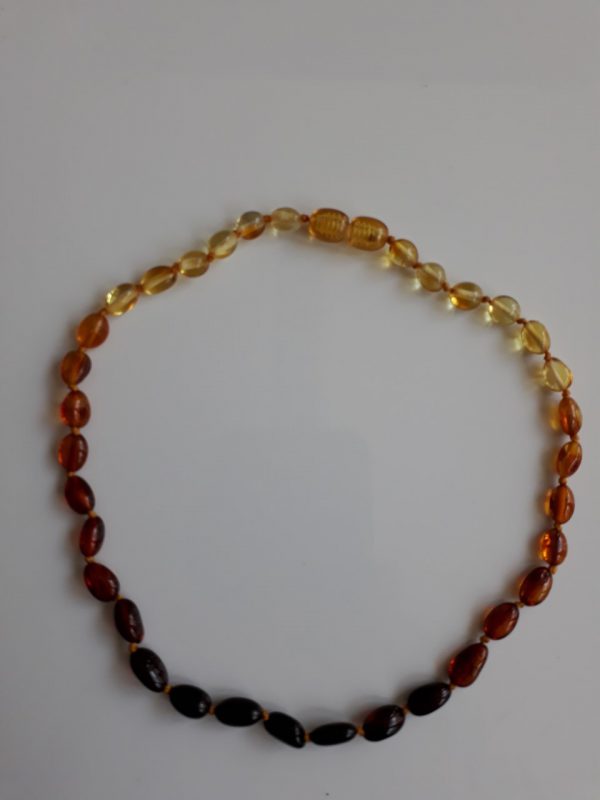 Teething Baby/Child Necklace Genuine Natural Multicolored Baltic Amber A09268 RRP£25!!!