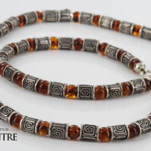 Italian Handmade Natural German Baltic Amber & Silver Set -Set27 RRP£325!!!